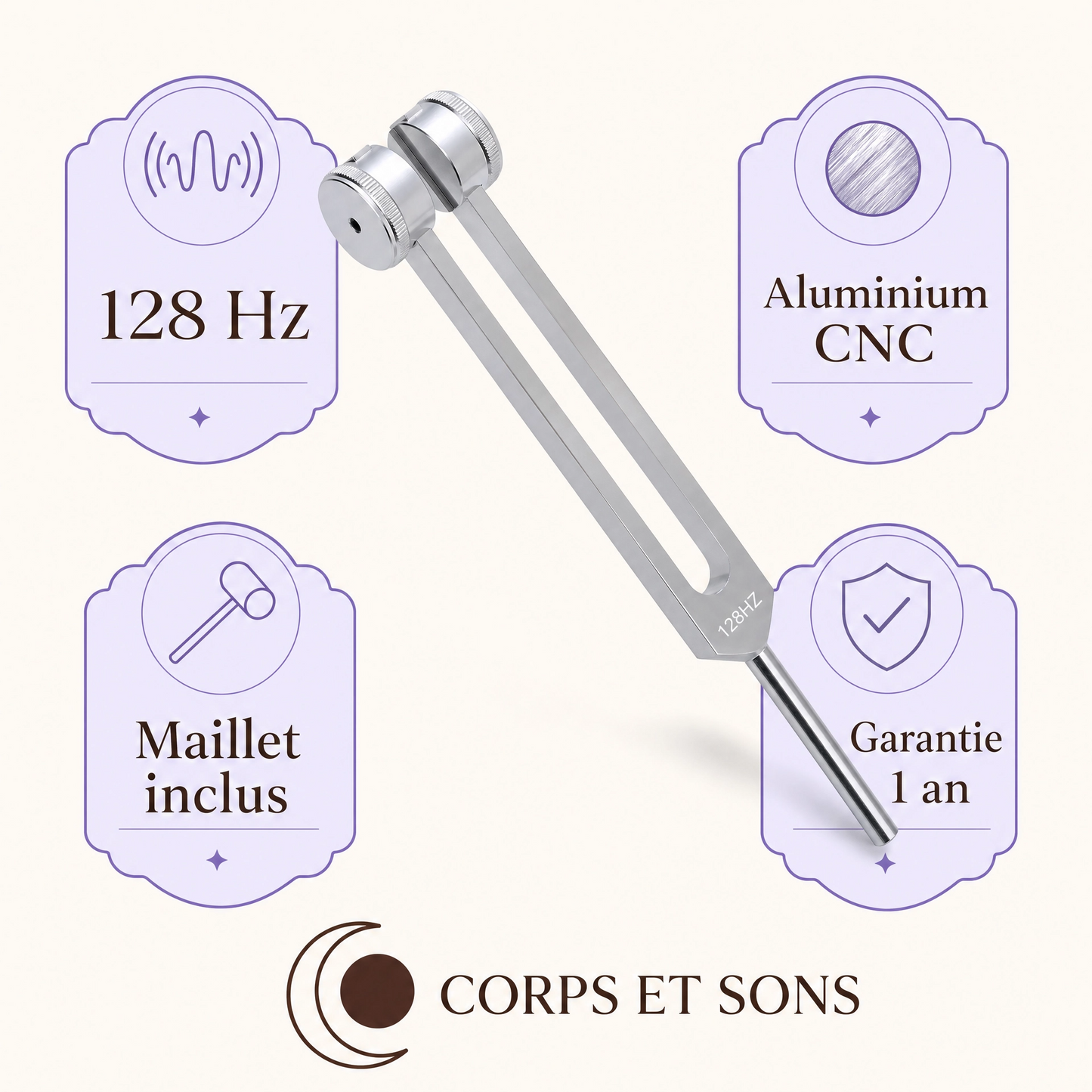 Le Rituel Vibratoire™ - Le Diapason Thérapeutique 128 Hz